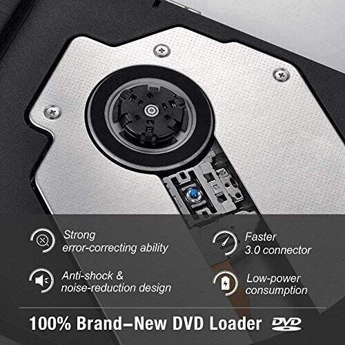 Portable CD/DVD RW Burner with USB 3.0 Interface