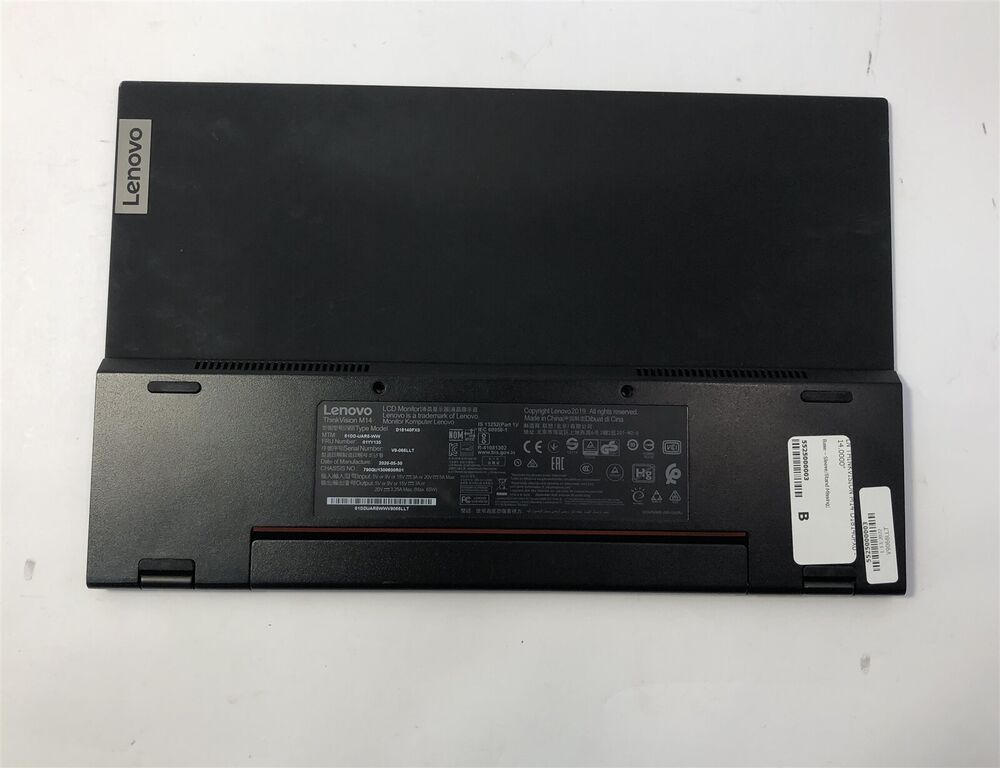 Lenovo ThinkVision M14 D18140FX0 14" Full HD IPS Monitor - Slightly Imperfect