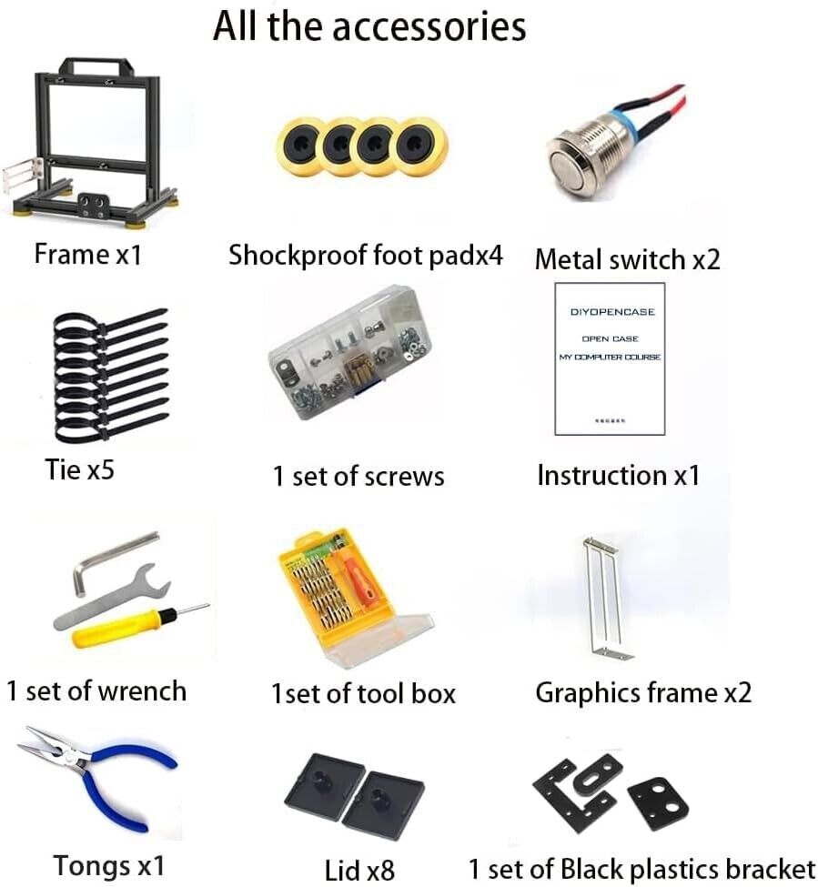 Open Air DIY PC Assembly Frame Test Bench