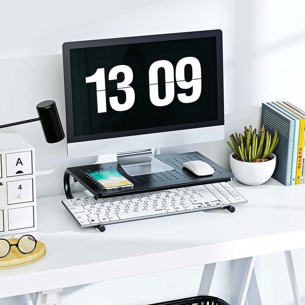 Elevate Your Workspace with the Vented Monitor Stand Riser
