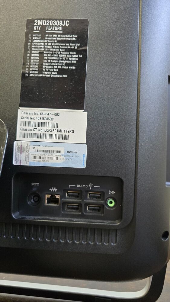 HP All-in-One Intel Desktop PC with Keyboard and Mouse