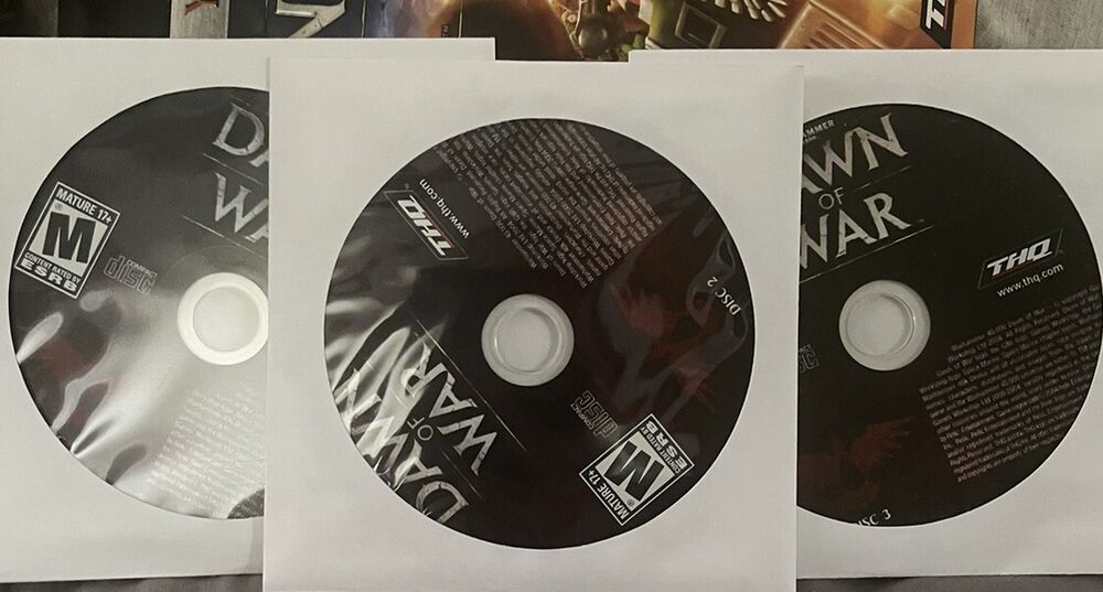 Dawn Of War 3-Disc Complete Set with Original Box