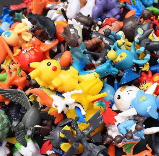144-Piece Pokemon Mini Figure Collection, Including Iconic Pikachu