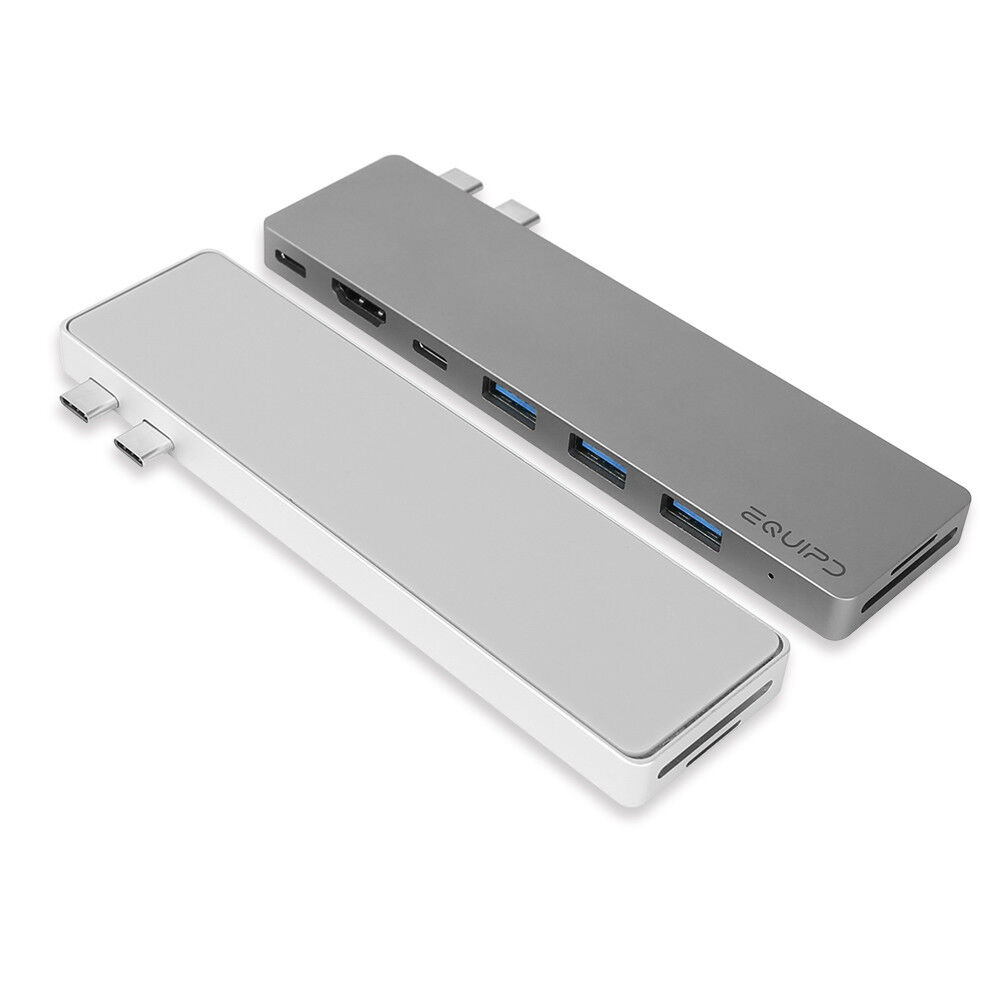 Aluminum USB-C Hub with 4K HDMI, SD/TF Card Reader, and USB 3.0 for MacBook Pro/Air M1