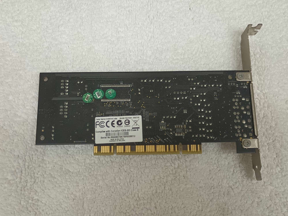 Sound Blaster X-fi XtremeGamer PCI Card - Enhanced Audio for Gaming