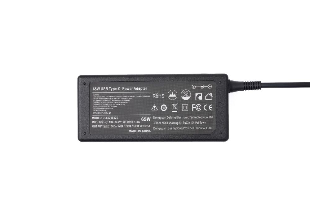 65W 20V 3.25A USB-C Charger for Lenovo ThinkPad X1 Carbon