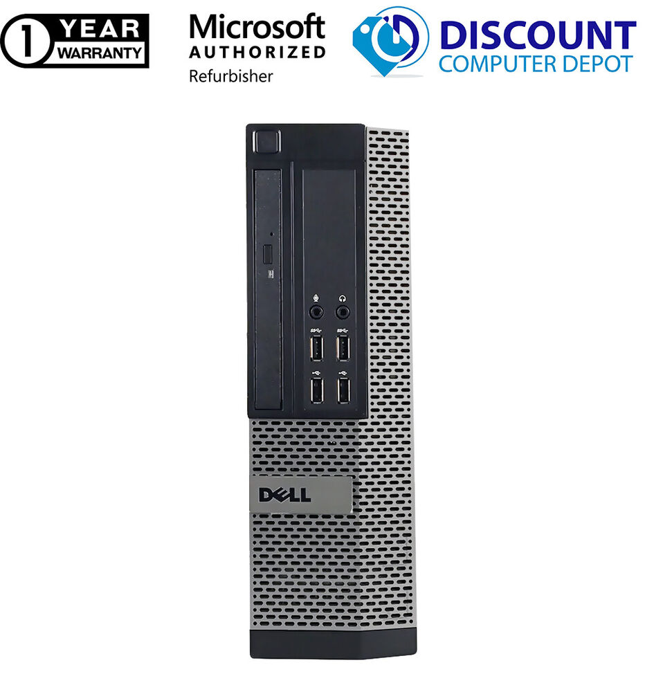 Dell Desktop Computer - Intel Quad Core i5, 8GB RAM, 500GB HDD, Windows 10 Pro