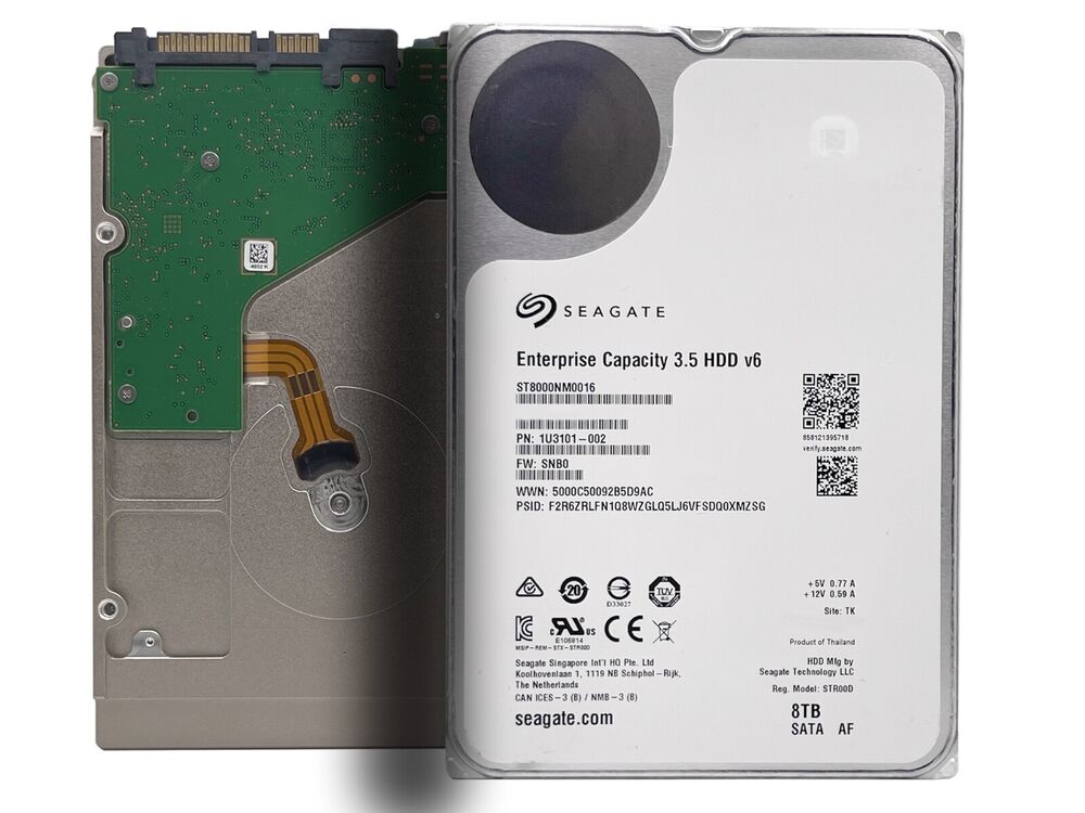 Seagate Exos 8TB 7200RPM Enterprise HDD with 256MB Cache