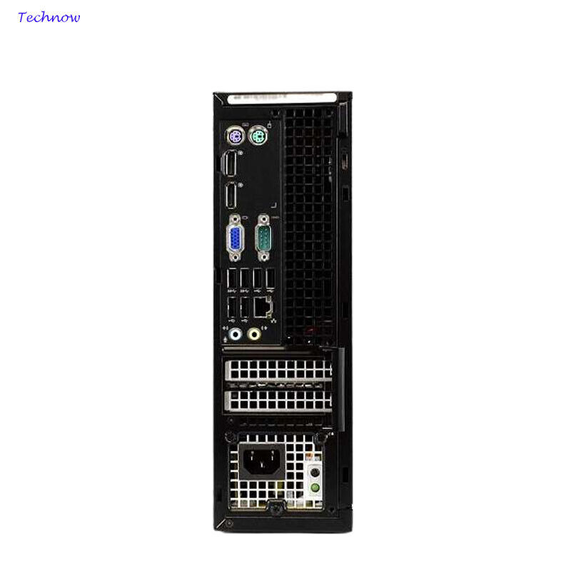 Dell Desktop Computer PC Intel i3 16GB RAM 512GB SSD Dual 22" LCD Monitors, WiFi, Windows 10 Pro