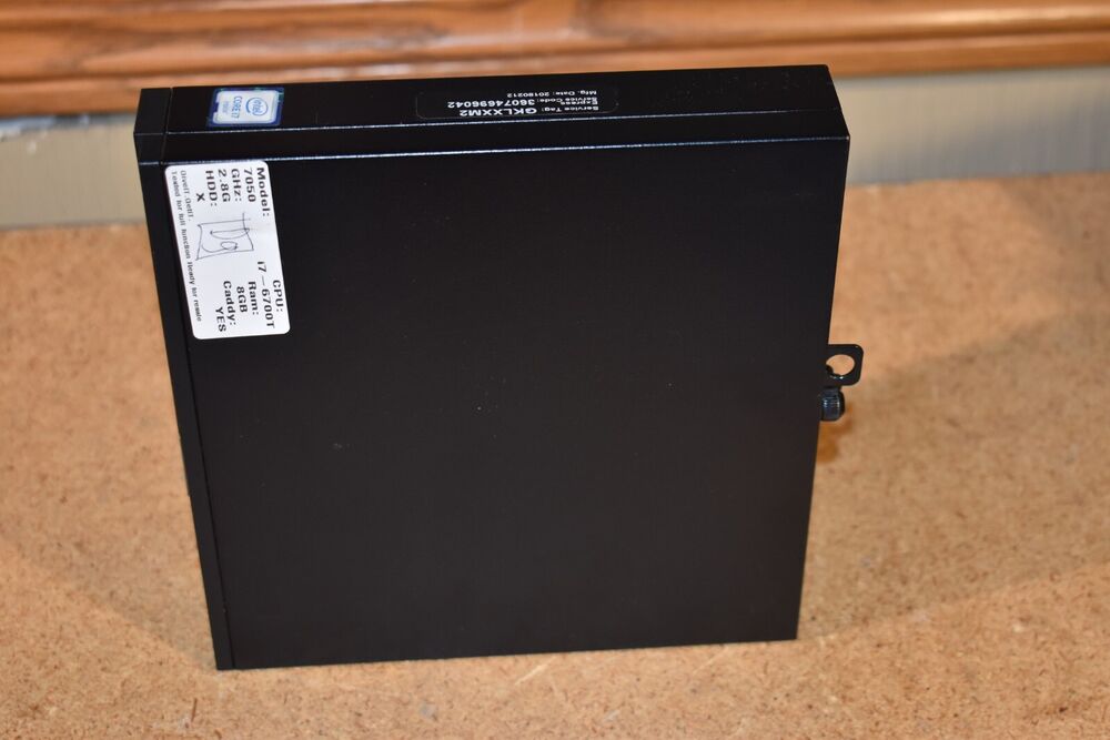Dell Optiplex 7050 Micro Desktop PC with Intel i7-6700T, 4GB RAM, 128GB SSD