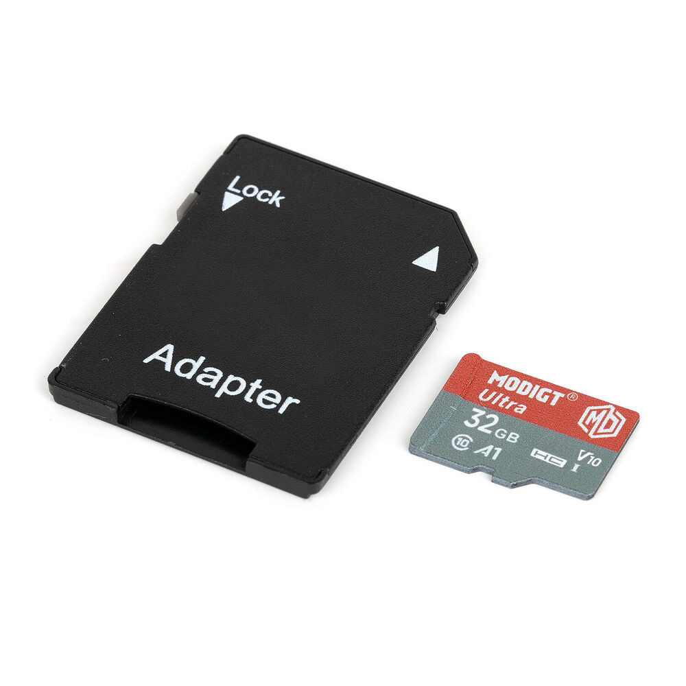 High-Speed Micro SD Memory Cards with Adapter - 32GB to 512GB