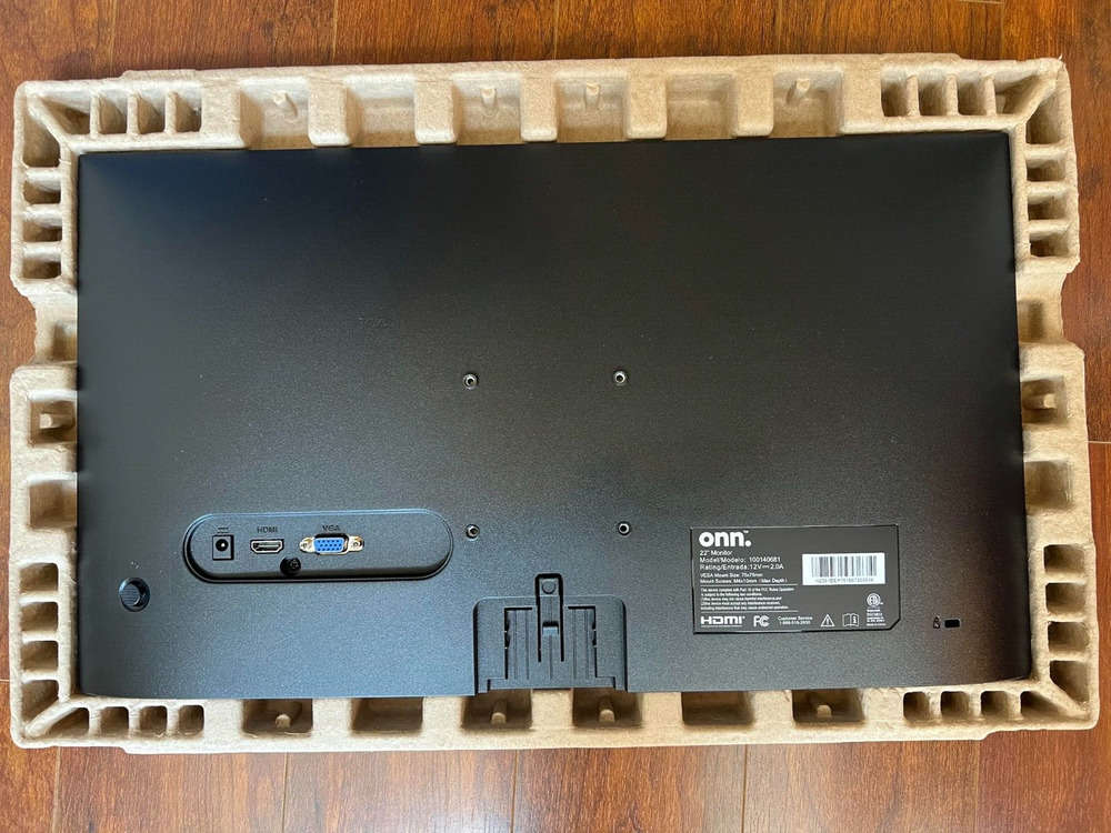 22" FHD Bezel-Less Monitor with 100Hz Refresh Rate and HDMI Cable