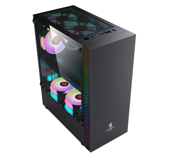 Gaming PC Case - ATX Mid Tower Desktop with USB 3.0