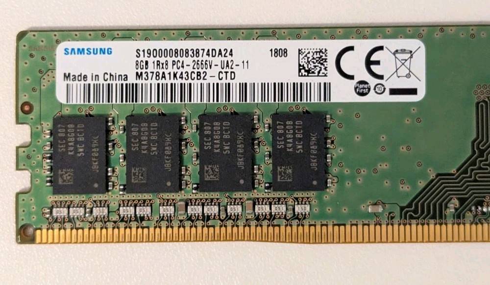 Samsung 8GB DDR4 Desktop Memory Module
