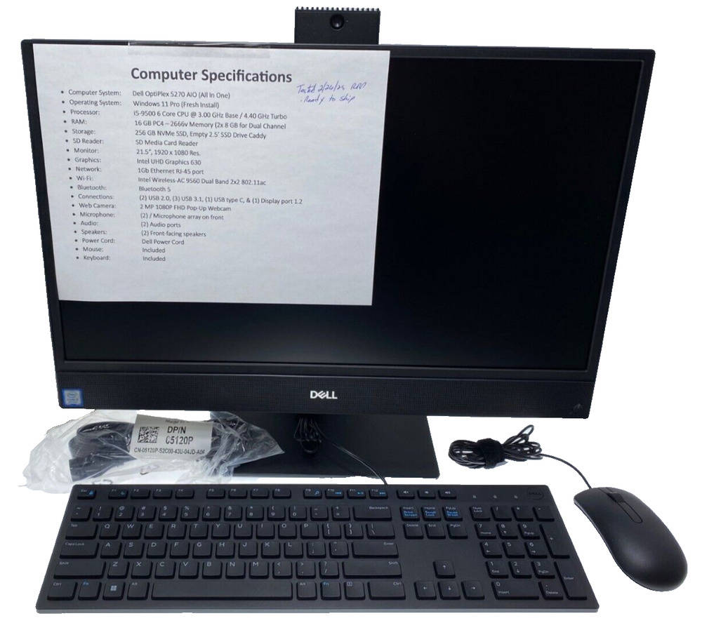 Dell OptiPlex 5270 AIO - High-Performance All-in-One PC