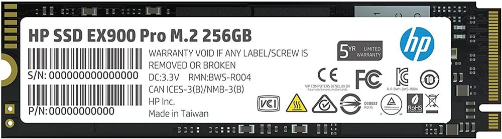 High-Speed M.2 NVMe SSD with Windows 10/11 Pre-Installed