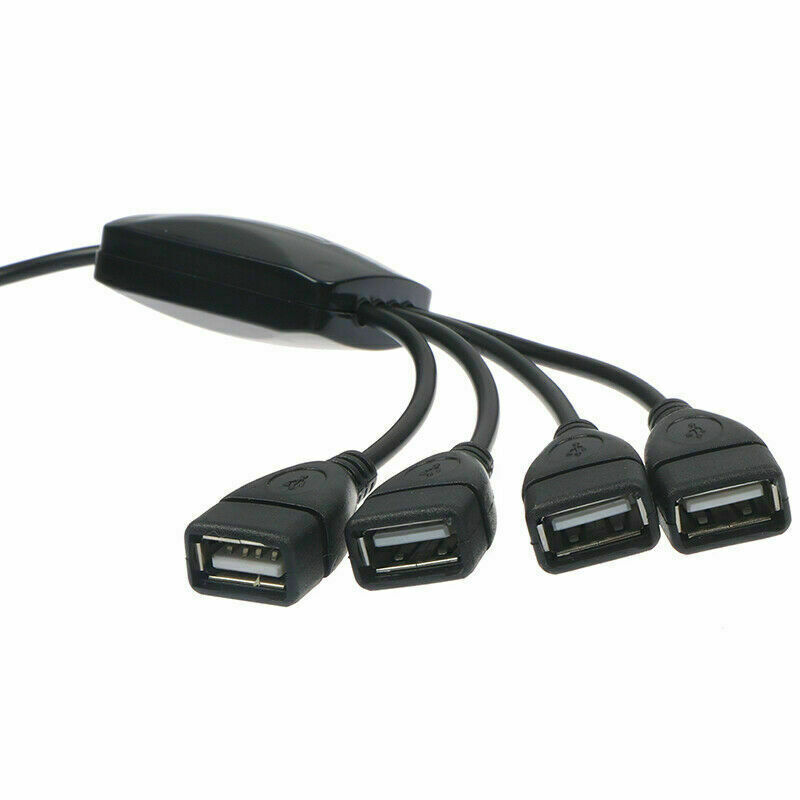 4 Port USB 2.0 High Speed Hub with Octopus Splitter