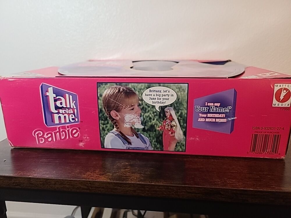 1997 Mattel Talk With Me Barbie Doll with CD-ROM NRFB