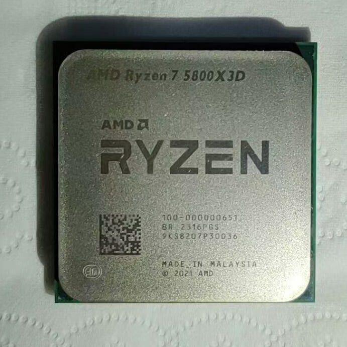 AMD Ryzen 7 5800X3D 8-Core Gaming Processor