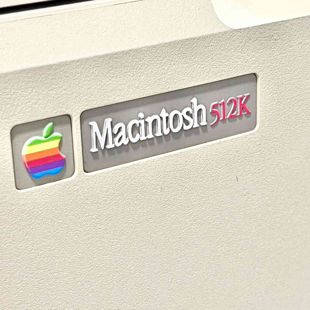Vintage Apple Macintosh 512K Computer with Accessories