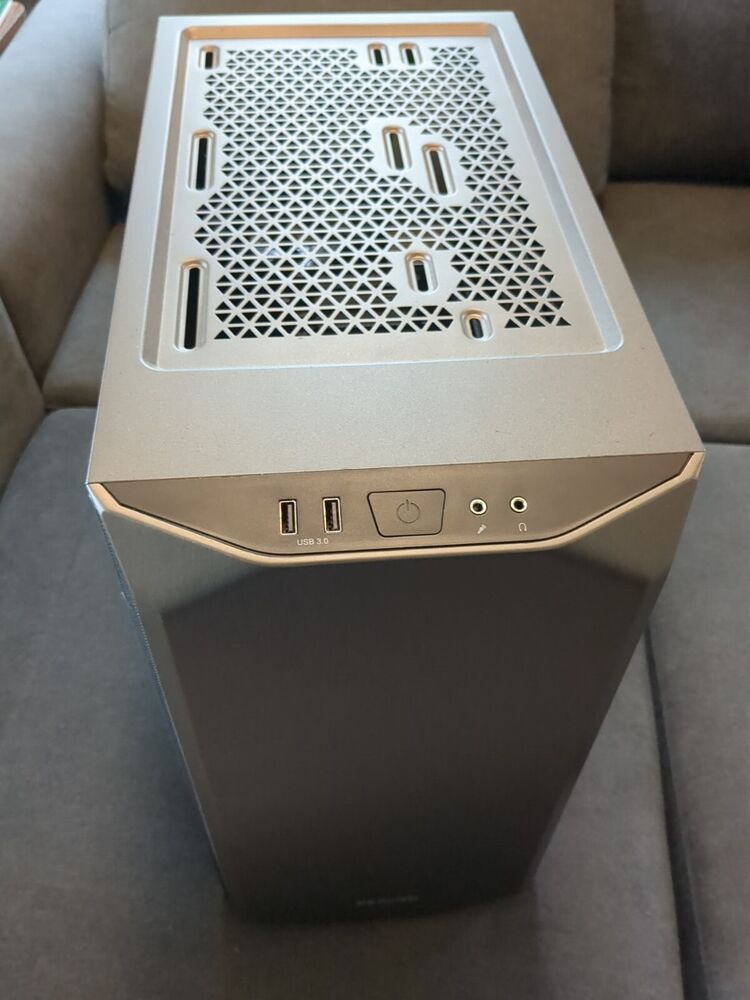 BeQuiet! Pure Base 500 Gray TG Gray ATX Mid Tower Desktop Computer Case