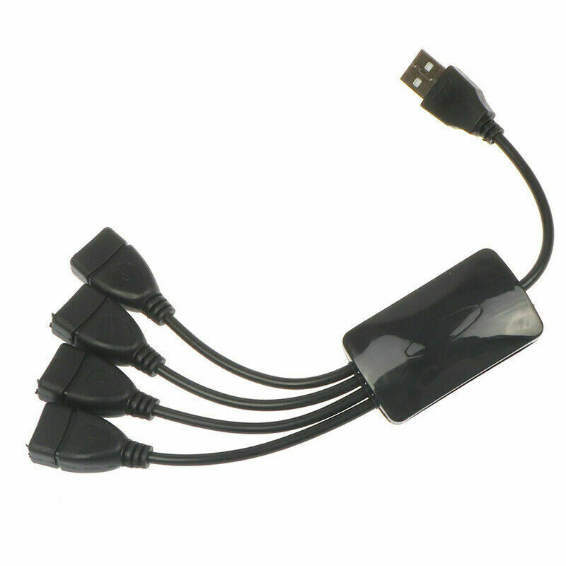 4 Port USB 2.0 High Speed Hub with Octopus Splitter