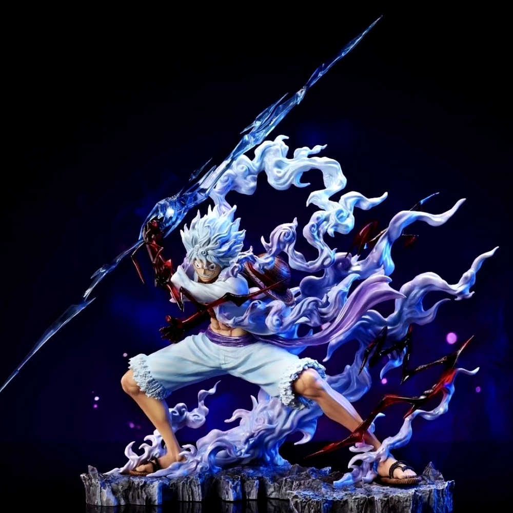 25cm One Piece Raiden Five Gear Nica Lightning Luffy Action Figure