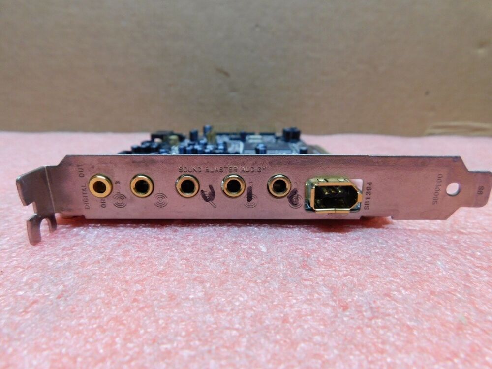 Sound Blaster AUDIGY EAX PCI Sound Card with Firewire - SB0090