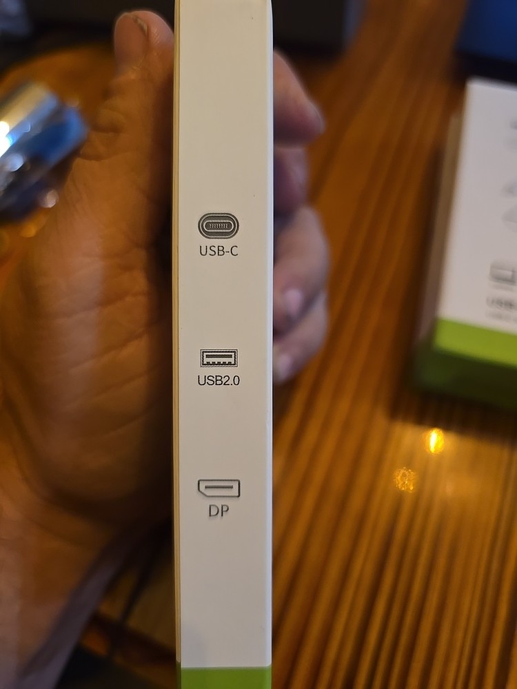 8-in-1 USB-C Hub with HDMI, DP, USB 2.0, VGA, and PD