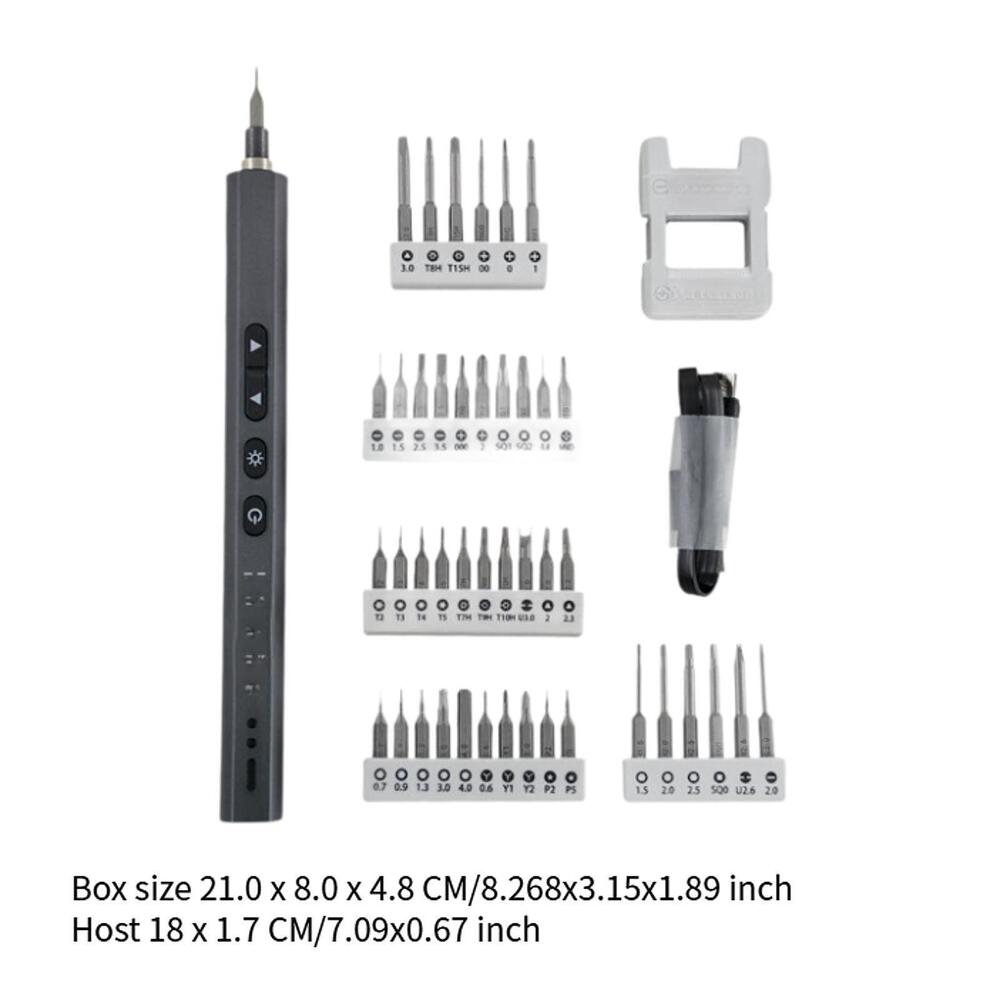 Compact Electric Screwdriver Kit for PC Building and DIY Projects
