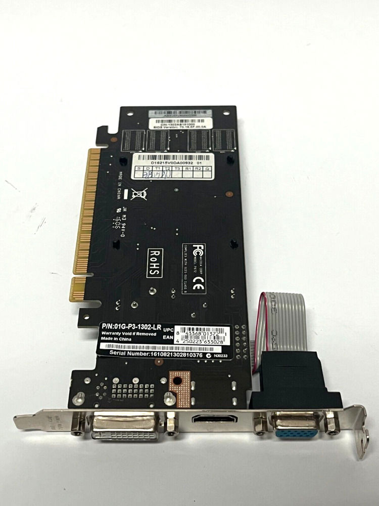 EVGA NVIDIA GeForce 8400GS 1GB Graphics Card - VGA, DVI, HDMI