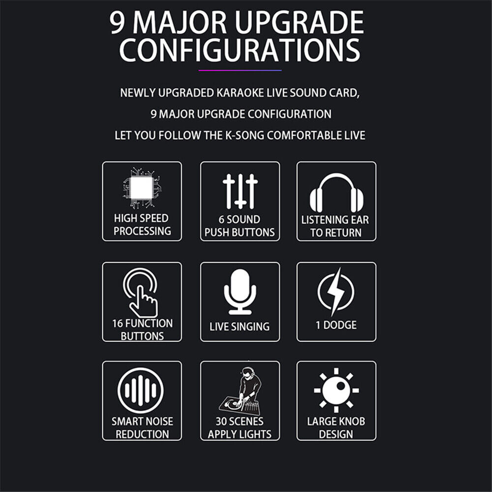 V8S Bluetooth External Sound Card for Enhanced Live Streaming Audio