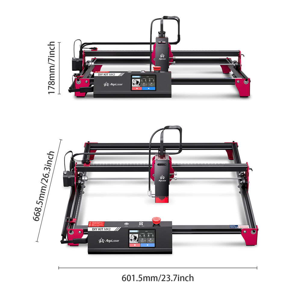 ALgolaser DIY KIT MK2 5W Laser Engraver with Smart Engraving and Cutting