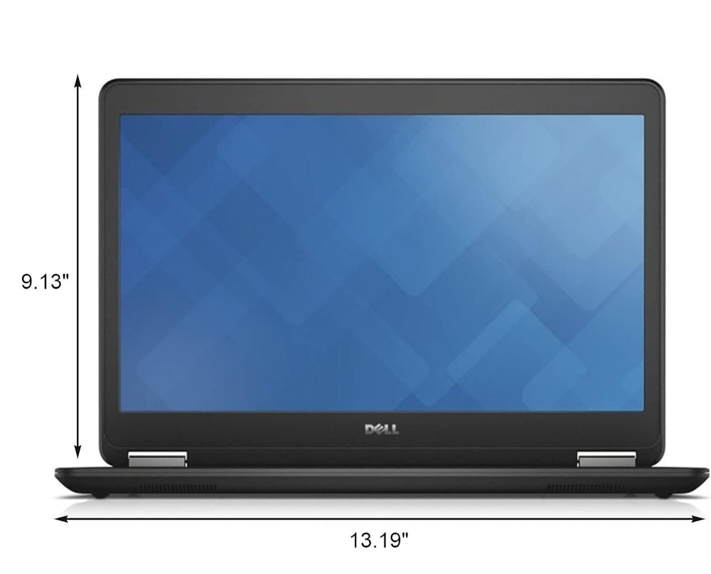 14" Dell Latitude Laptop PC: Intel Core i5, 8GB RAM, 256GB SSD, Windows 10