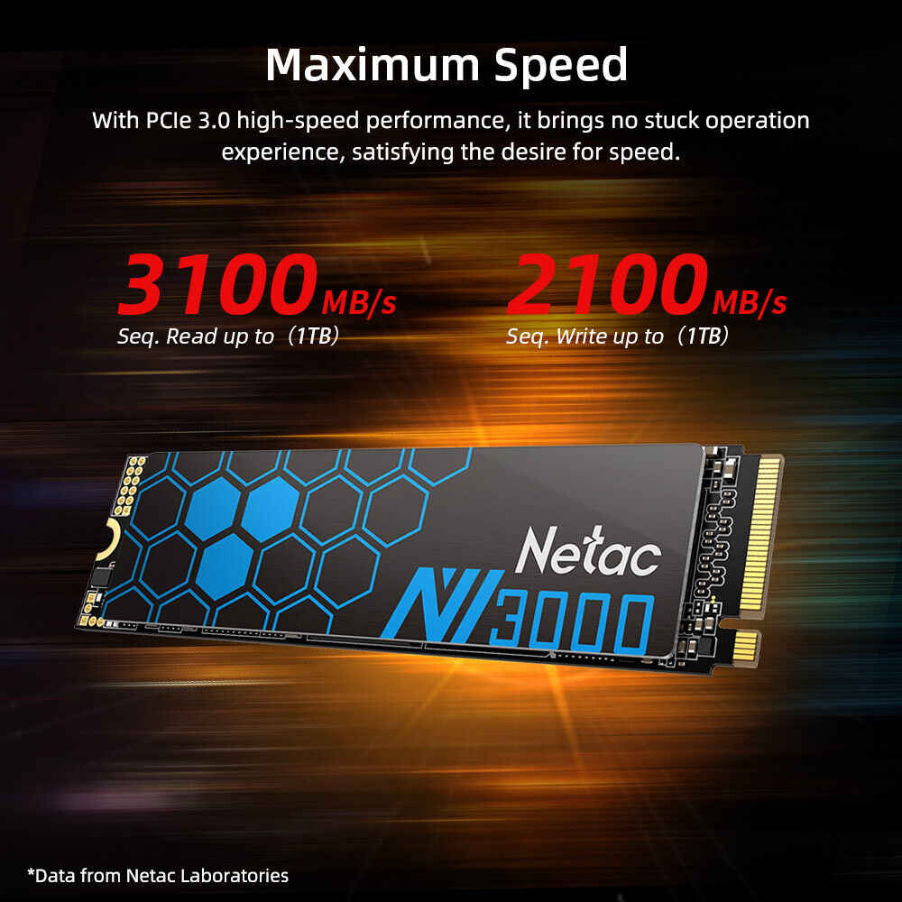Netac 1TB M.2 NVMe SSD - High-Speed Storage for Enhanced Performance