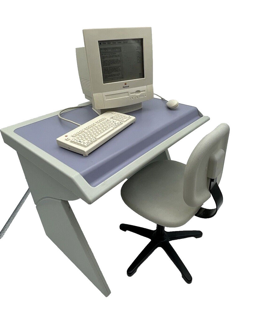 1996 American Girl Mini Macintosh Computer with Desk & Chair Set