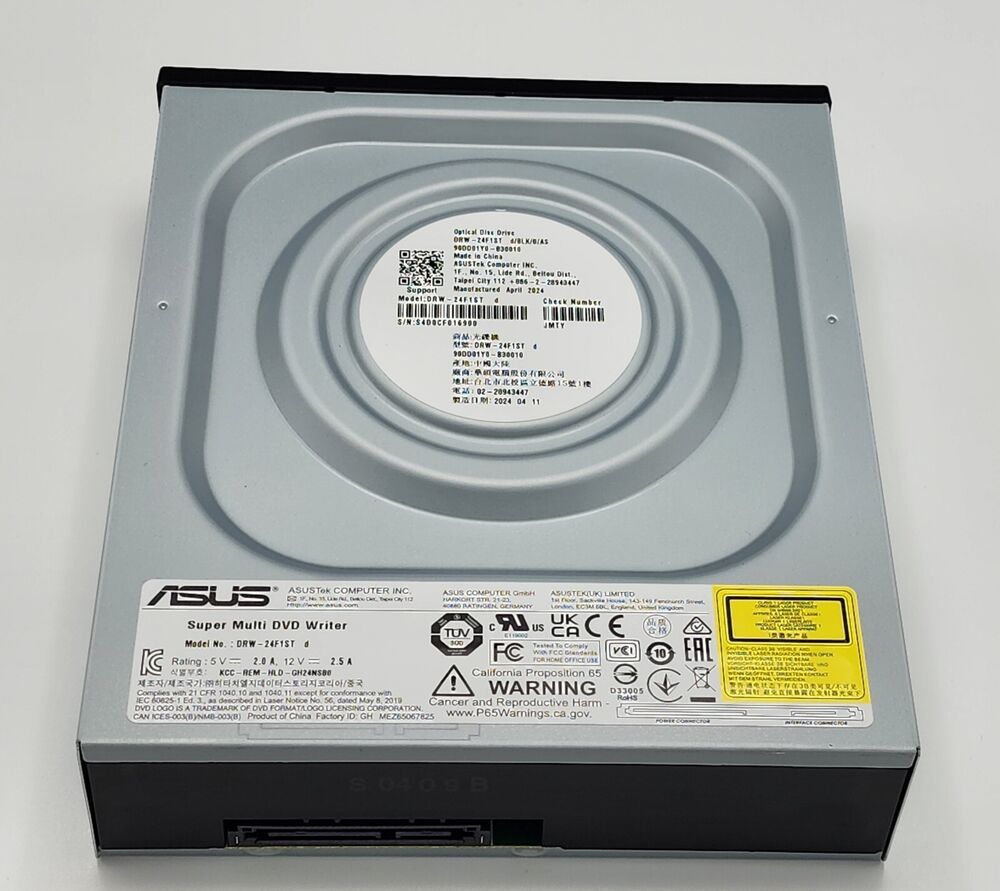 ASUS DRW-24F1ST Internal Multi DVD Writer - OEM Pack