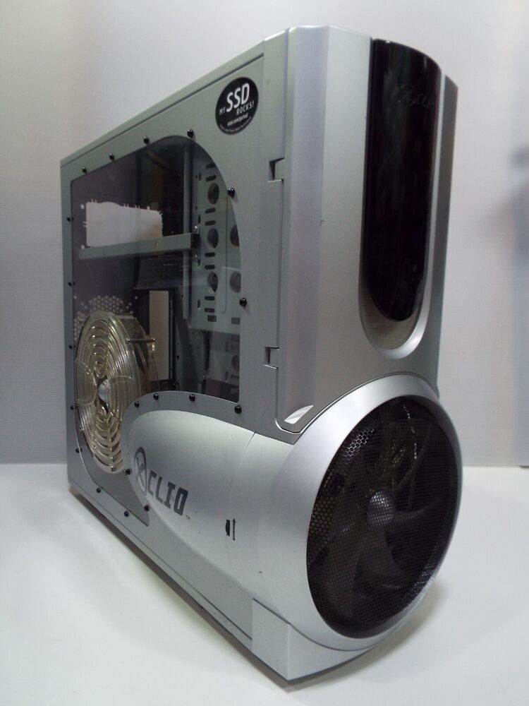 XClio A380 Engine Mid Tower Gaming Case - Silver Side Acrylic