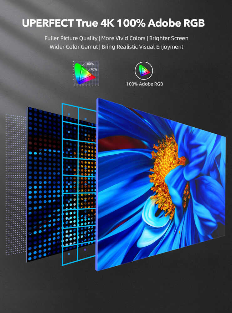 15.6" 4K Ultra HD Portable Monitor with HDR and VESA Mount