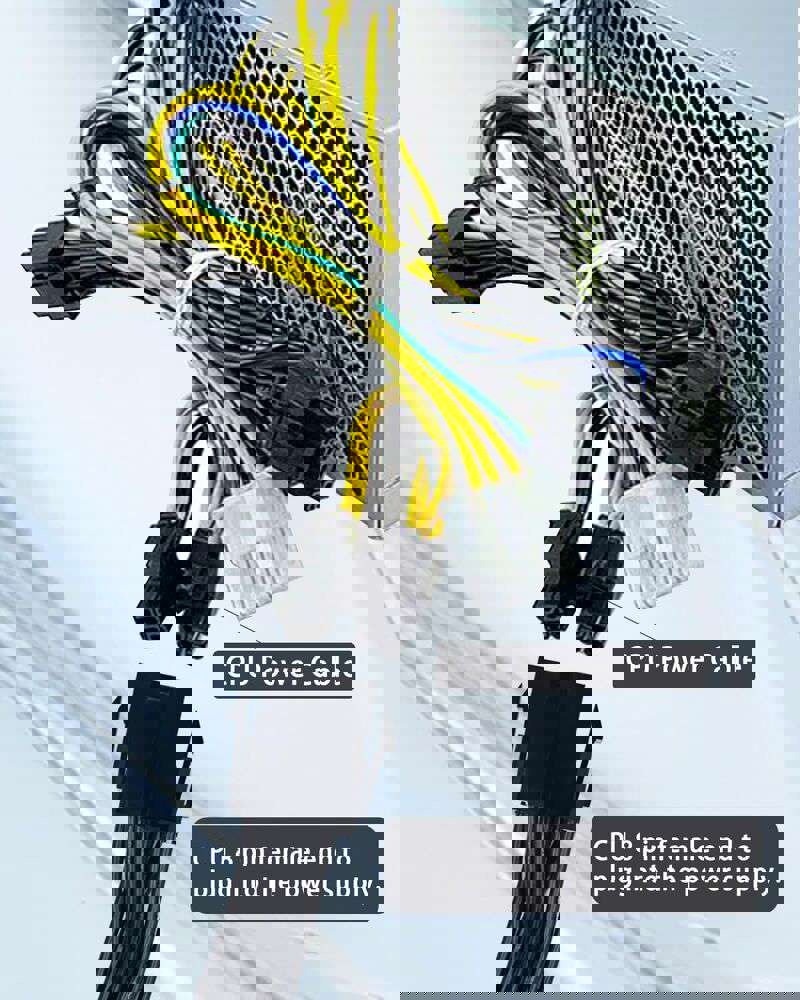2-Pack CPU 8 Pin Extension Cables for ATX Motherboards
