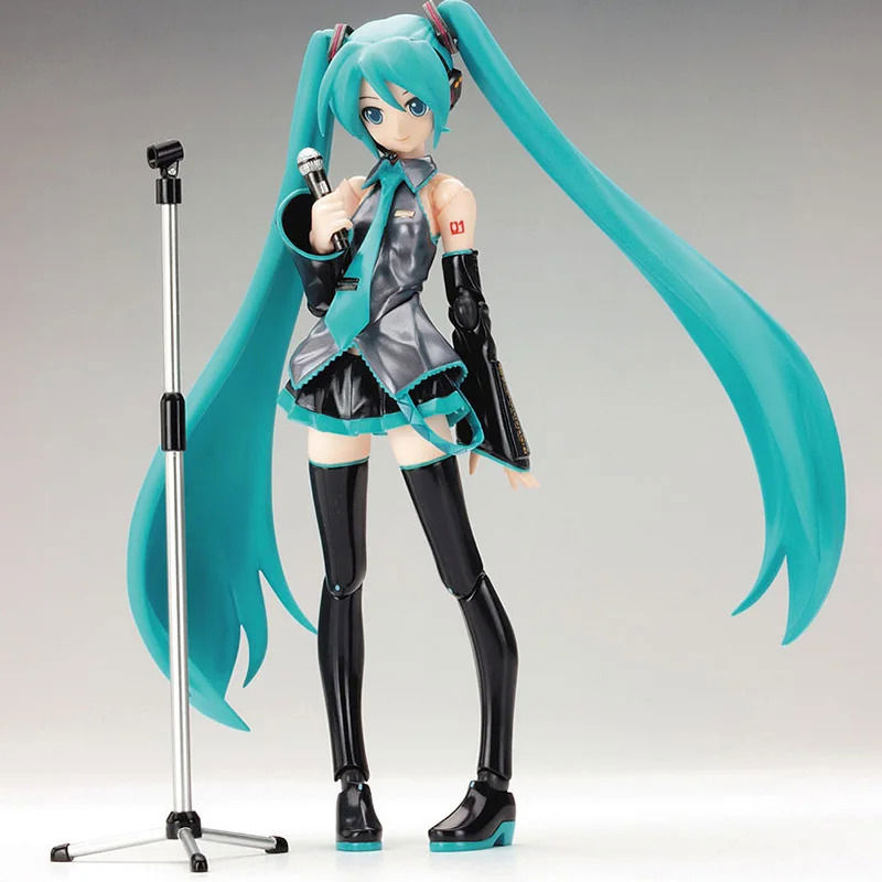Figma Hatsune Miku Action Figure with Movable Joints and Props