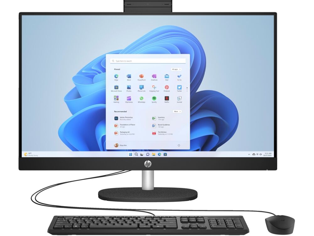 HP 27-cr0000t 27" All-in-One AIO PC with Intel i5-1335U, 32GB RAM, 512GB SSD