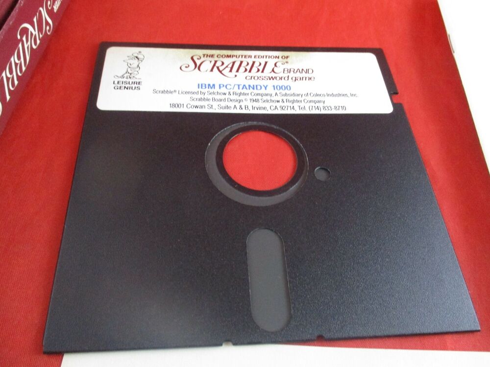 Vintage Scrabble Computer Edition for IBM PC Tandy 1000