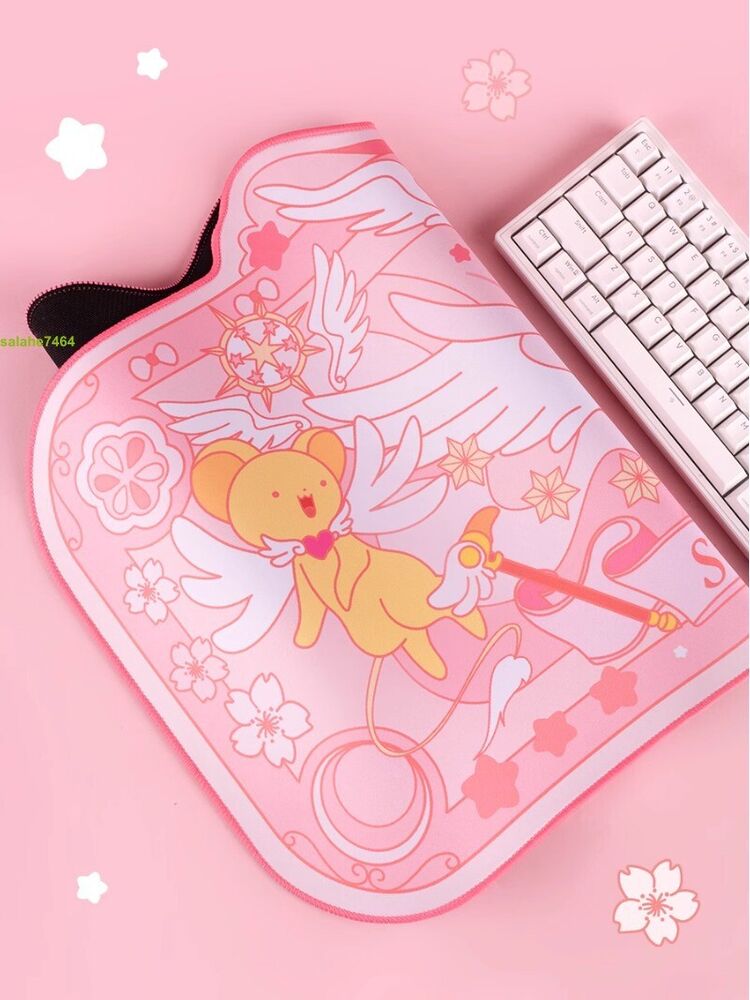 Card Captor Sakura Mouse Pad - Cute Pink Anime Desk Mat for Girls