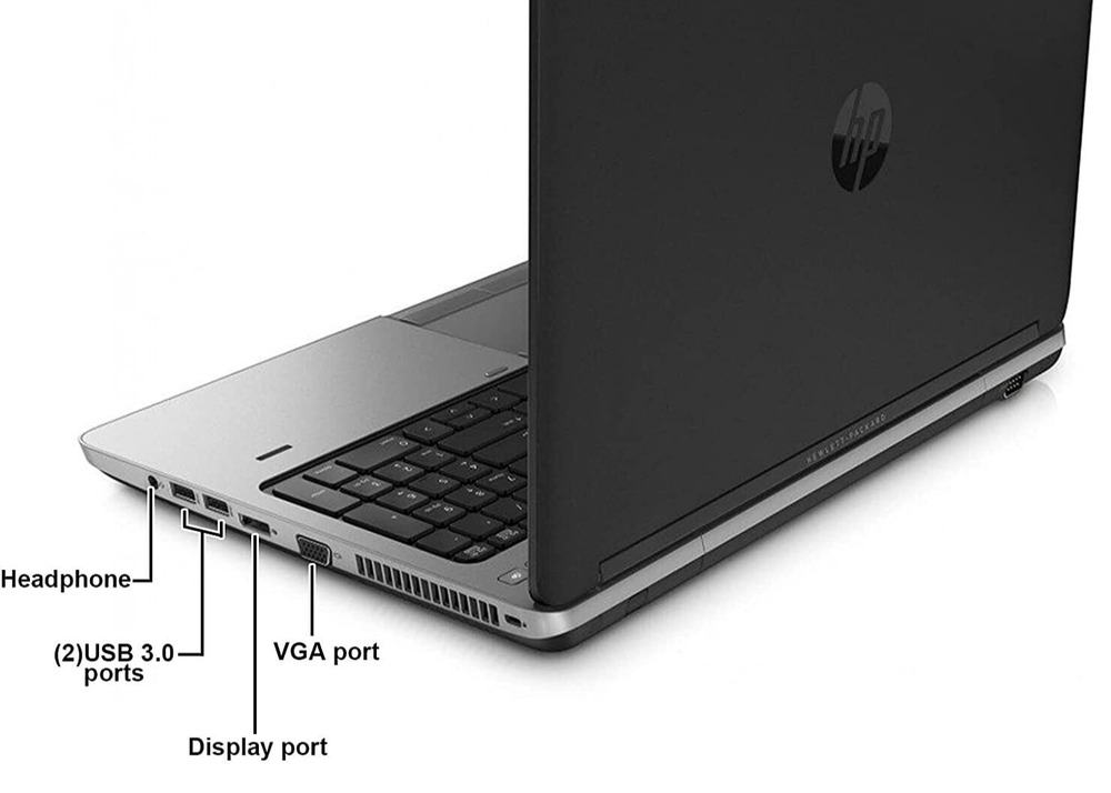 15.6" HP ProBook i5 Laptop - 8GB RAM, 256GB SSD, Webcam
