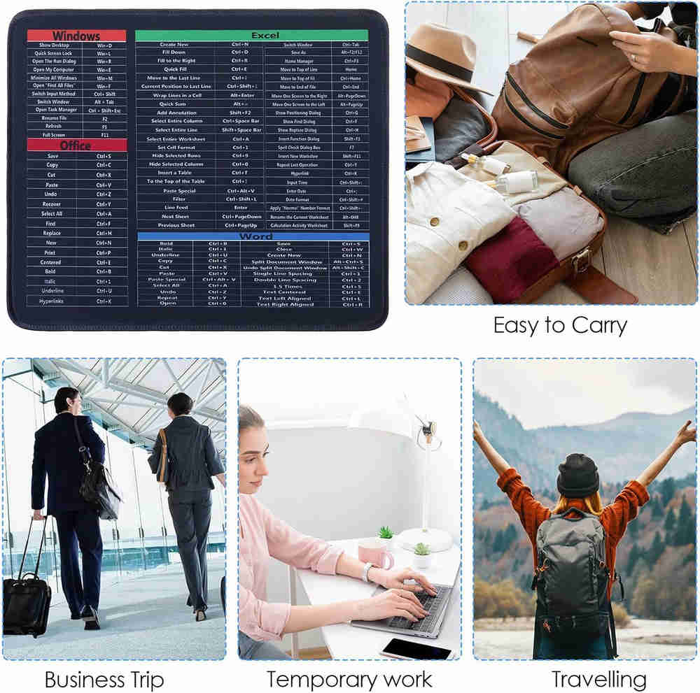 Excel Shortcuts Mousepad - Boost Your Productivity