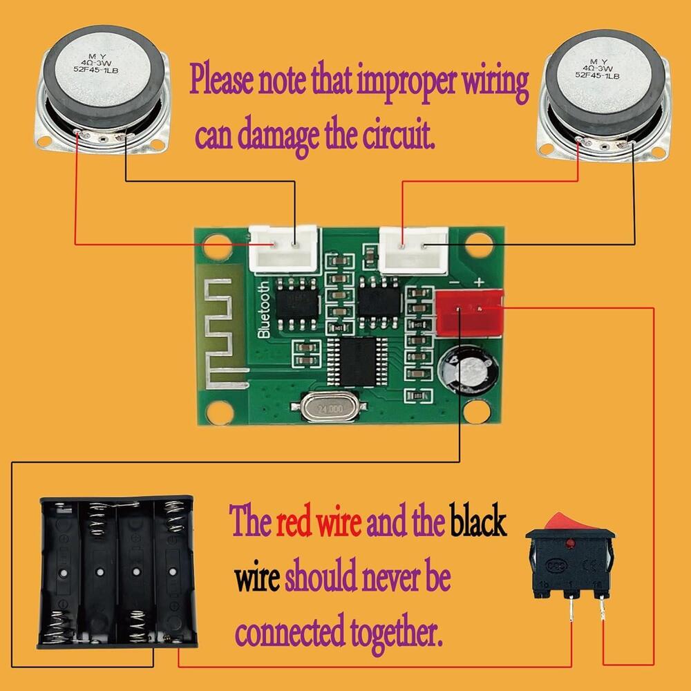 DIY Bluetooth Speaker Kit - Portable Sound Amplifier