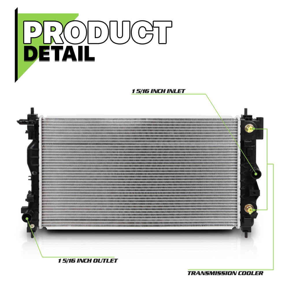 Aluminum Radiator for 2010-2019 Regal/Impala/Malibu