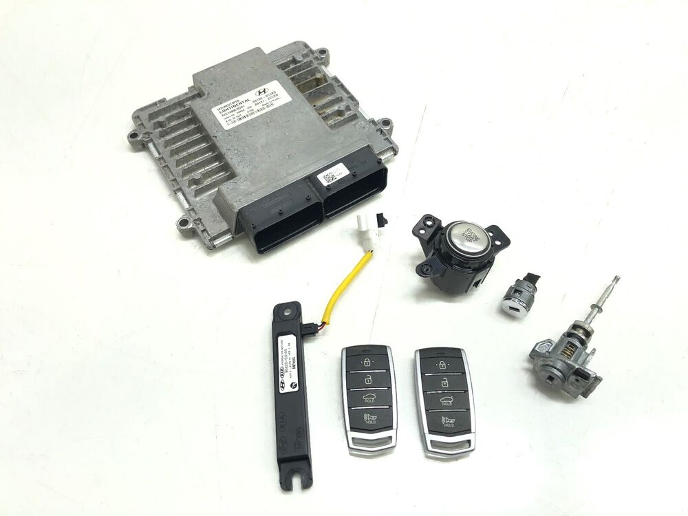 2019-2021 Genesis G70 Engine Control Module ECM ECU with Key & Door Lock - OEM