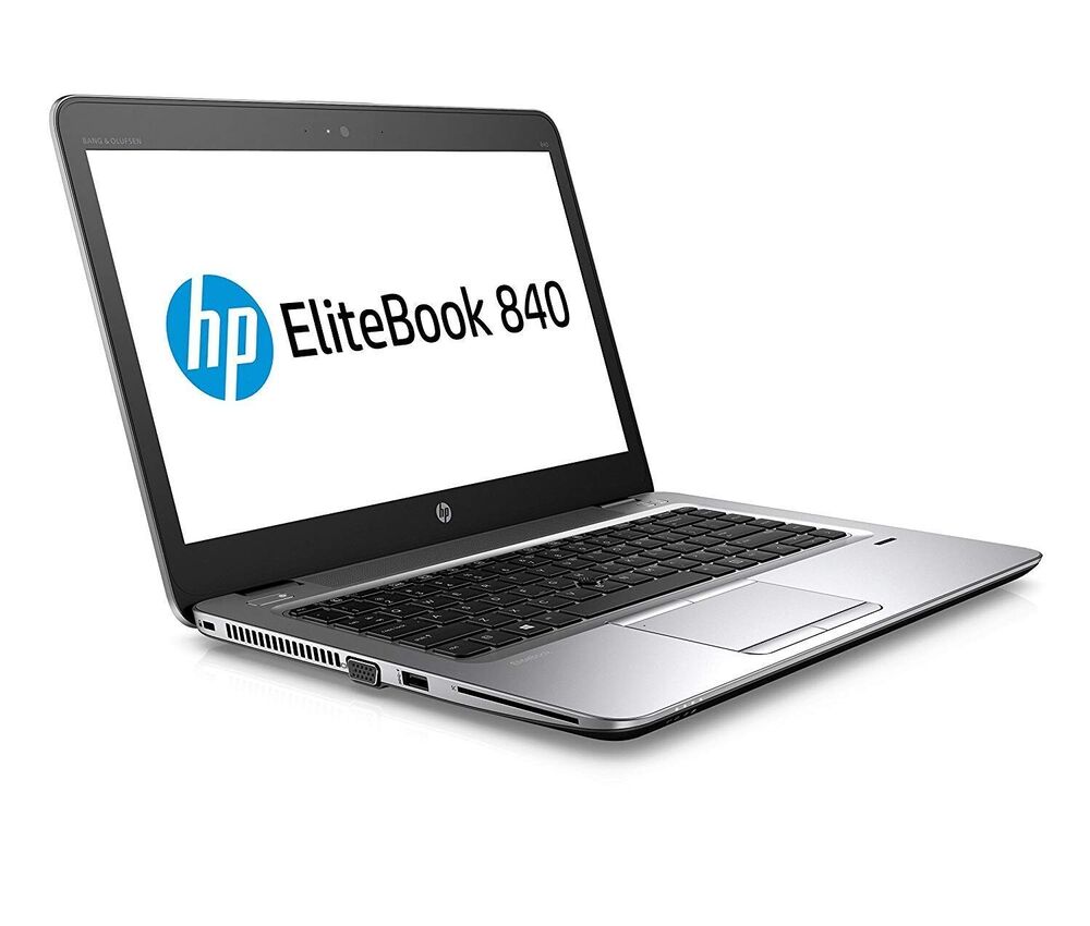 HP EliteBook 840 G4 14" Business Laptop with Core i7, 16GB RAM, 256GB SSD